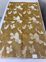 Organza saree with thread work- MC318