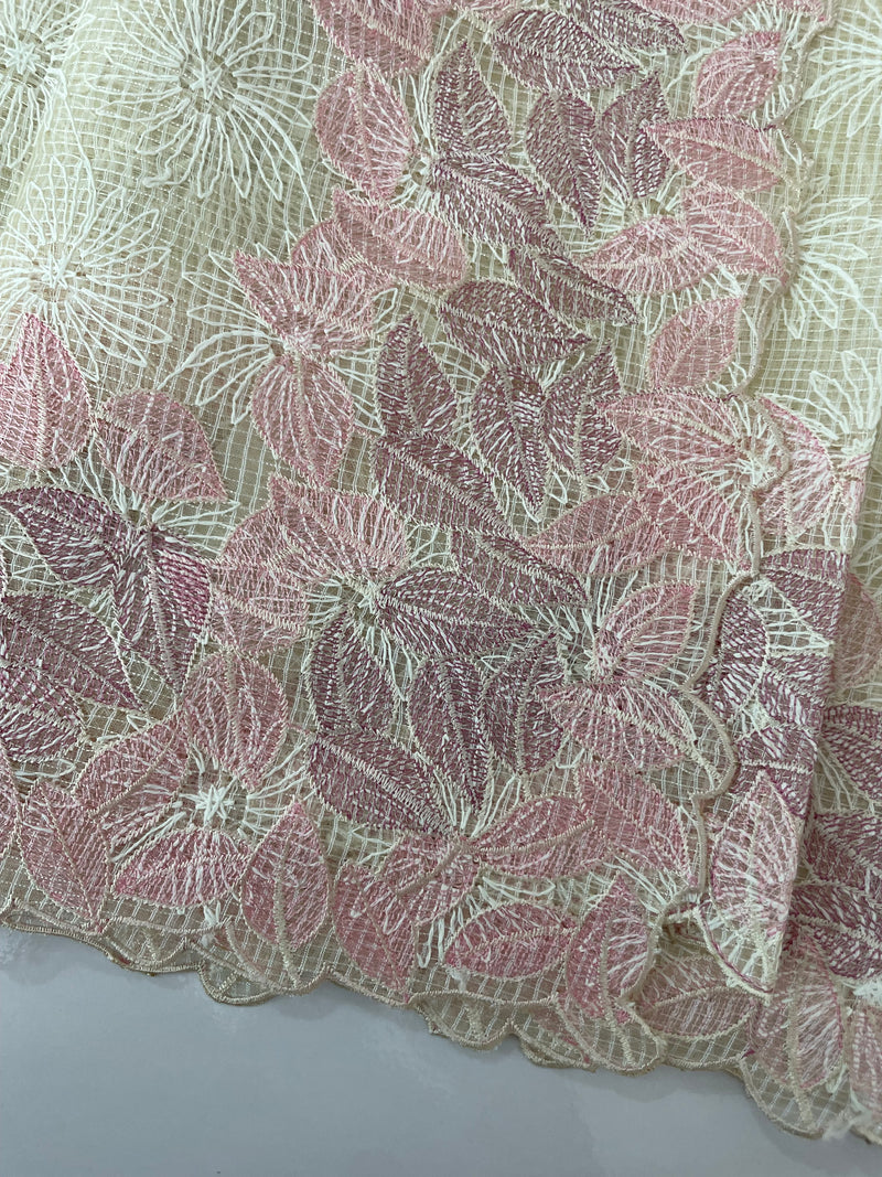 Phulkari NetKota embroidery saree - MSH987