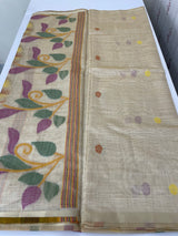 Jamdani silk Cotton Saree with thread work MSJ790
