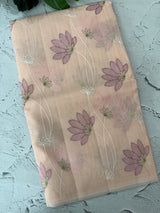 Netkota embriodery saree MS1496 Pastel PeachPink