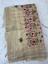 Handworked Blended tussar silk saree MS90543 (15)