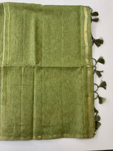 Multi color Semi soft silk saree with borders MSS590