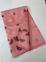Semi silk saree MS67449- PeachPink