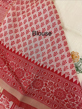 Semi silk saree with embroidery MSS456