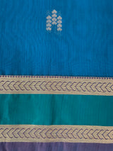 Kanchi Silk cotton saree with zari weaving - MSK897