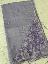 Cutwork Semi tussar saree MTSS674