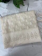 Fancy Net saree with thread work MSH271 - Ivory 3