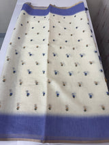 Ombre semi Linen Saree - MSL1514
