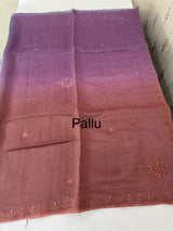 Pure Mul chanderi saree with hand chikankari work - MSM511 (2)