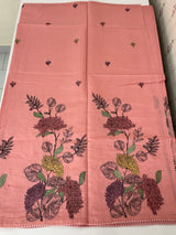Malai chanderi saree with thread work MSM4567