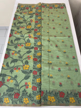 Jamdani silk Cotton Saree with thread work  MSJ787(2)
