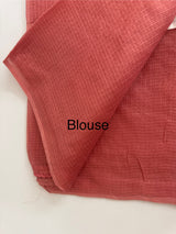 Kota checks saree with embroidery SVTS31 Peach