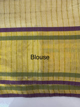 Kerala Golden tissue saree lines