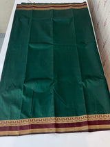 Semi Kanchi pattu saree with broacde blouse MBS7845