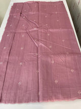 Cutwork Semi tussar saree MTSS657 DustyOnion