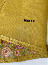Silky kota embroidery saree MSK4333