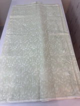 Kota cotton silk embriodery saree MS1455- Pastel PaleGreen