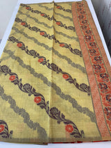 Jamdani silk Cotton Saree with thread work  MSJ790