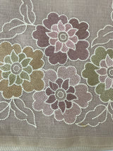 Soft Kota tissue silk saree with embriodery work MS49887 Pastel DuskyMauve