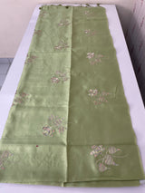 Tussar finish soft silk saree with thread embroidery MTS568