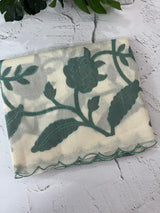 Moonga checks saree with Applique work  MSK765