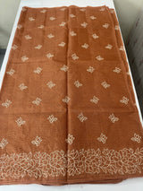 Silky kota embroidery saree MSK4333