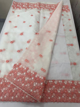Soft Organza saree with embroidery borders - MCW895