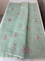 Netkota embriodery saree MS1495 PastelAqua