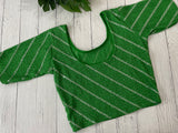 Stretchable Readymade blouse with sequence work- MSBL