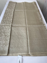 Pure desi tussar silk saree with embroidery(2) - MTSS659(1) Chiku