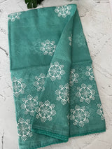 Soft kota checks saree with embroidery - MS7676