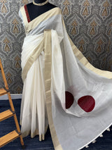 Soft Chanderi viscose silk saree MS1802