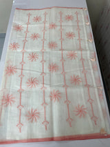 Soft Netkota saree with cross stitch embroidery MSH210