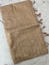 Fancy Chanderi silk saree with blouse MFC217