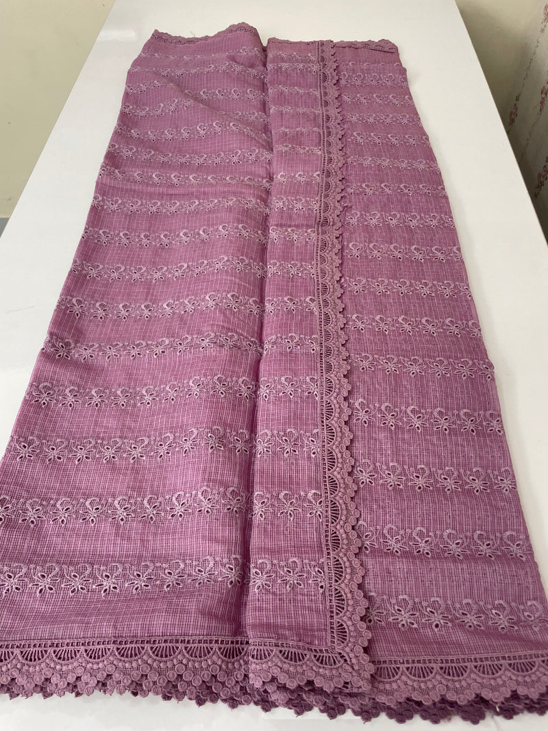 NetKota Hakoba saree with lace border MS6713