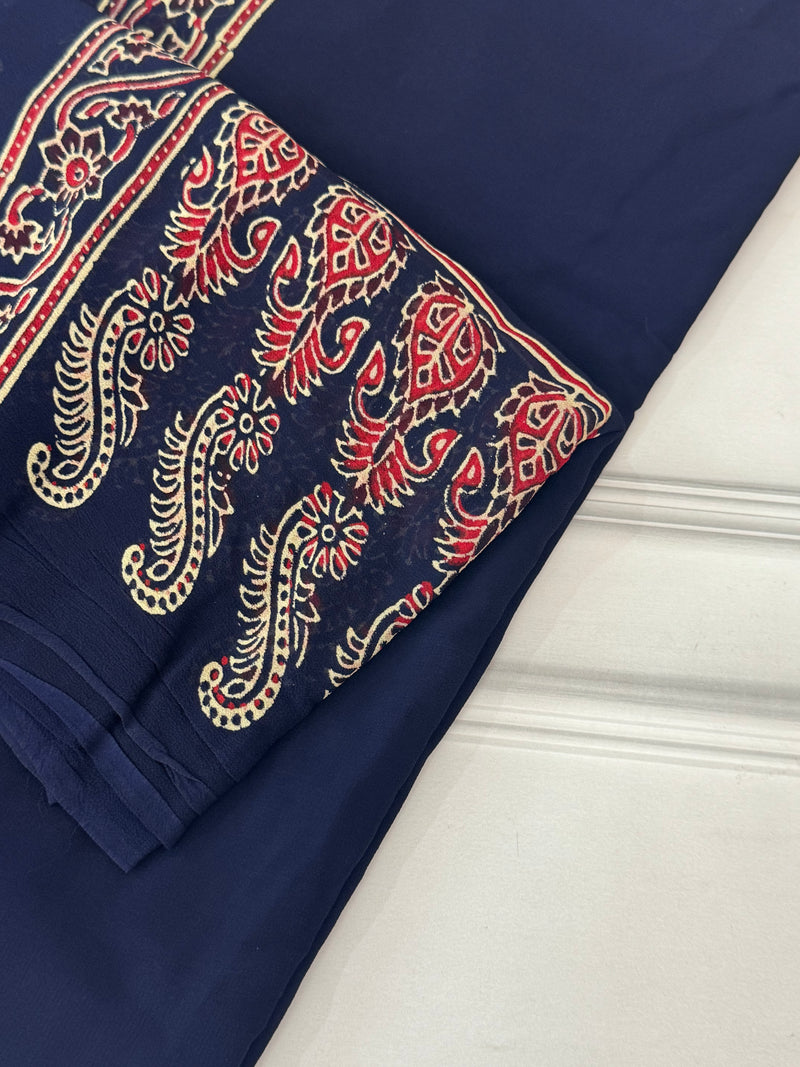 Pure Georgette saree MGS76