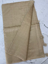 Tussar finish soft silk saree with thread work MTS955