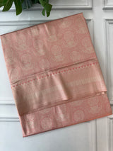 Premium Pastel soft silk Saree - MKP988 Nude Peachpink