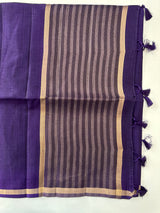 Tussar mix Semi silk saree with small zari borders MSS8924