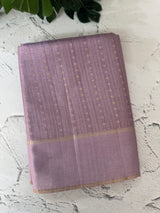 Semi silk saree with zari weaving  MSG6161 Lilac