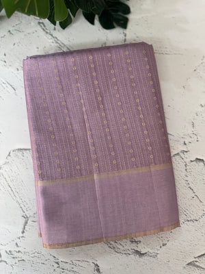 Semi silk saree with zari weaving  MSG6161 Lilac