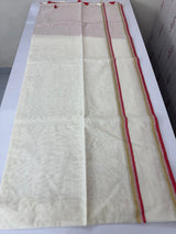 Onam special Semi chanderi silk saree with blouse- MSF567 (10)