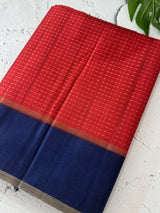 Semi silk saree with zari weaving  MSG6161