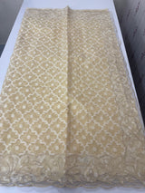 Kota Moonga saree with net applique borders MSH295 Beige