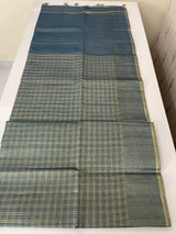 Tussar mix Semi silk saree with small zari weaving MSS8925