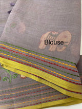 Cotton silk Saree with embroidery MSJ7666