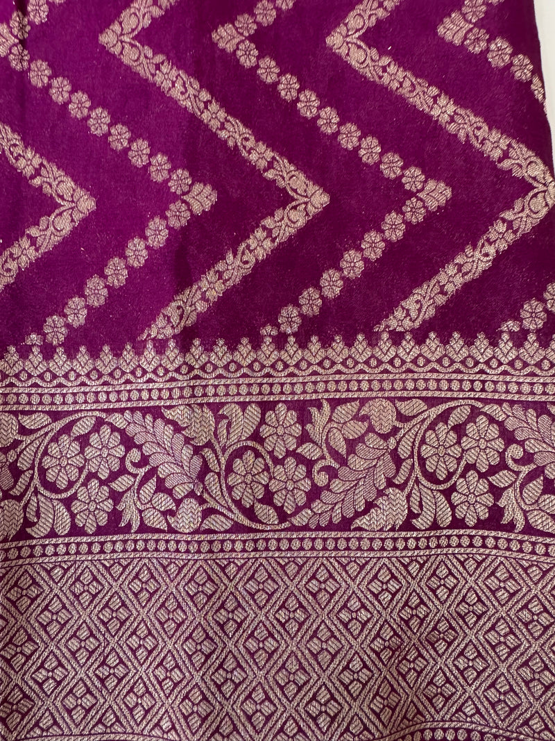 Semi Banarasi Georgette saree MKGS721 Vadamalli