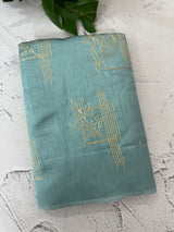 Tussar finish soft silk saree with thread embroidery MTS568 LightBlue