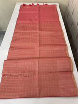 Tussar mix Semi silk saree with small zari weaving MSS8925