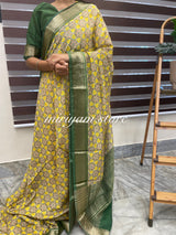 Semi chanderi saree  MCSC677